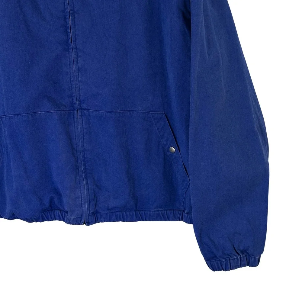 Polo Ralph Lauren Vintage Blue Harrington Jacket Made in USA Mens XL Pony Logo